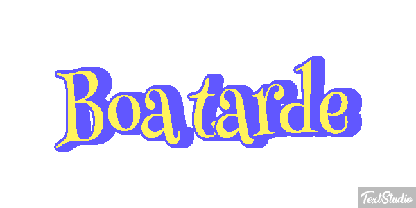 Boa tarde Efecto de texto
