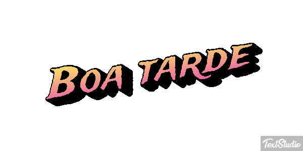 Boa tarde Efecto de texto