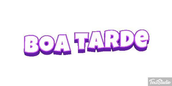 Boa tarde Efecto de texto