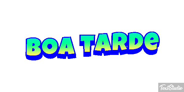 Boa tarde Efecto de texto