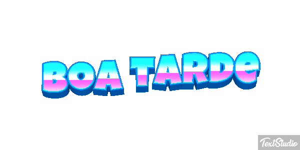 Boa tarde Efecto de texto