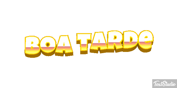 Boa tarde Efecto de texto