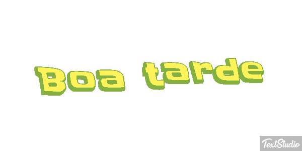 Boa tarde Efecto de texto