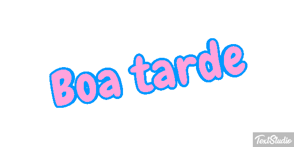 Boa tarde Efecto de texto