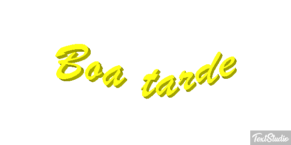 Boa tarde Efecto de texto