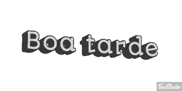 Boa tarde Efecto de texto