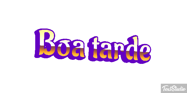 Boa tarde Efecto de texto