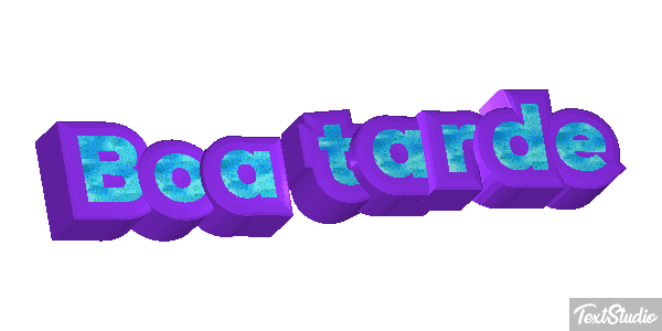 Boa tarde Efecto de texto