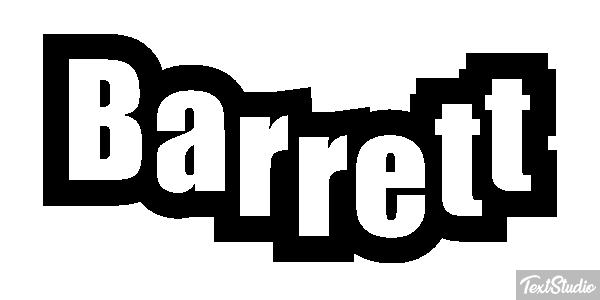 Barrett Text effect
