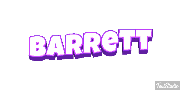 Barrett Text effect