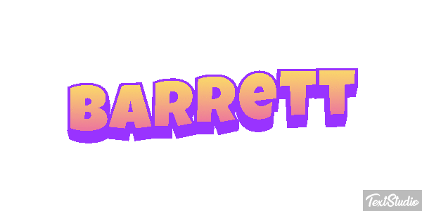 Barrett Text effect