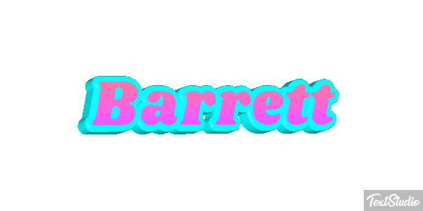 Barrett Text effect