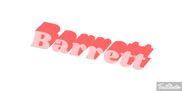 Barrett Text effect