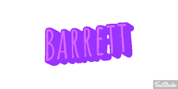 Barrett Text effect