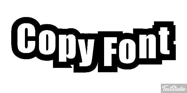 Copy Font Text effect