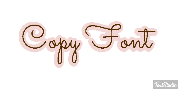 Copy Font Text effect