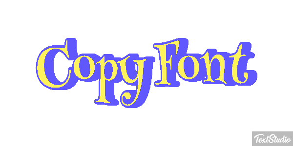 Copy Font Text effect