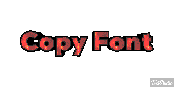 Copy Font Text effect