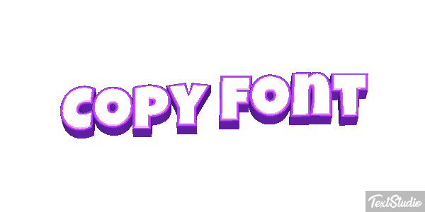 Copy Font Text effect
