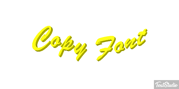 Copy Font Text effect