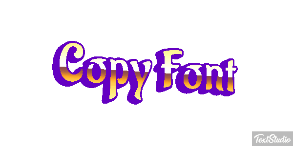 Copy Font Text effect