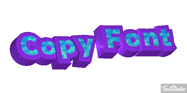 Copy Font Text effect