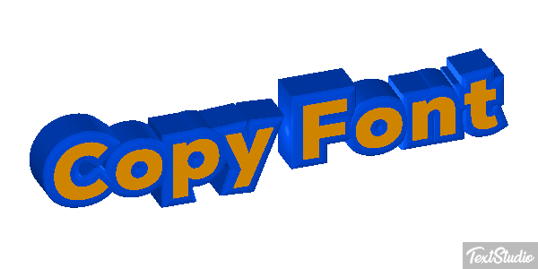 Copy Font Text effect