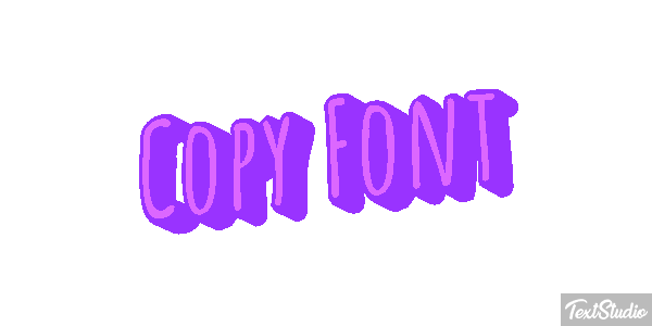 Copy Font Text effect