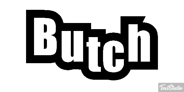 Butch Effetto testo