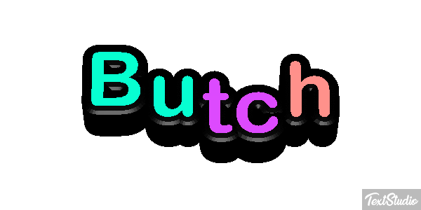 Butch Effetto testo