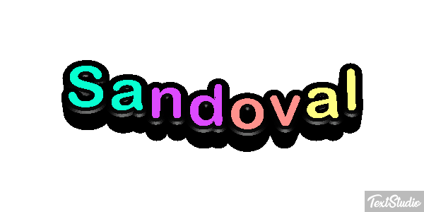 Sandoval Effetto testo