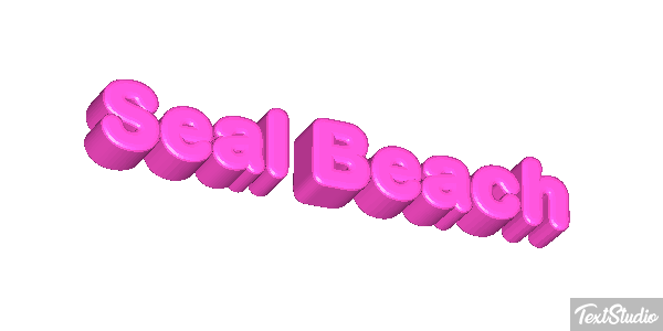 Seal Beach Texteffekt