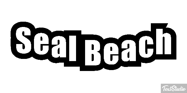 Seal Beach Texteffekt