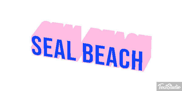 Seal Beach Texteffekt
