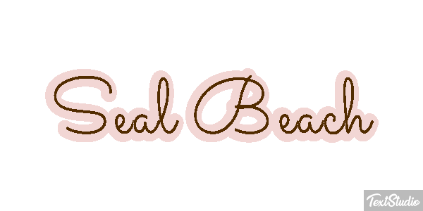 Seal Beach Texteffekt