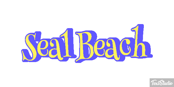 Seal Beach Texteffekt