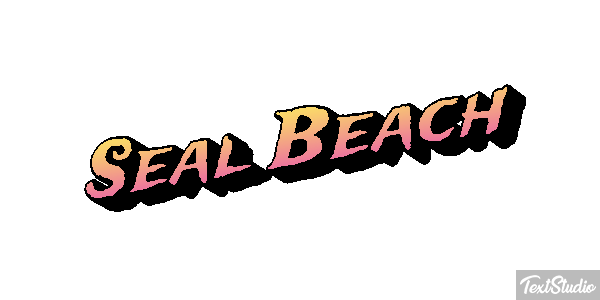 Seal Beach Texteffekt