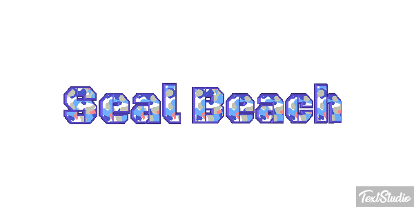 Seal Beach Texteffekt