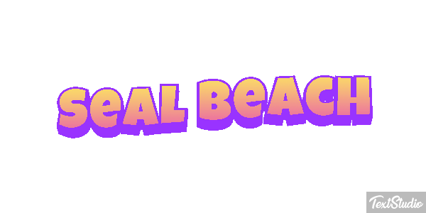 Seal Beach Texteffekt