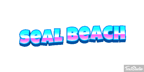 Seal Beach Texteffekt