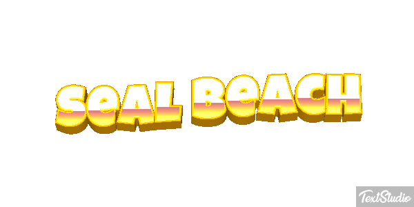 Seal Beach Texteffekt