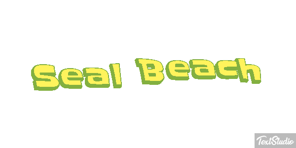 Seal Beach Texteffekt