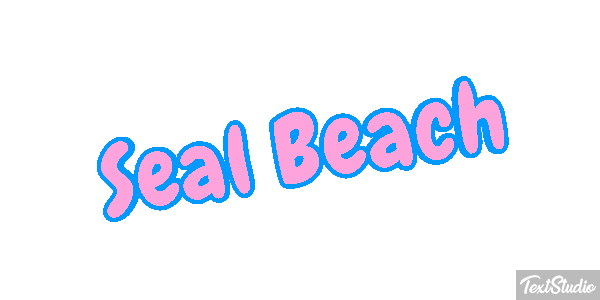 Seal Beach Texteffekt