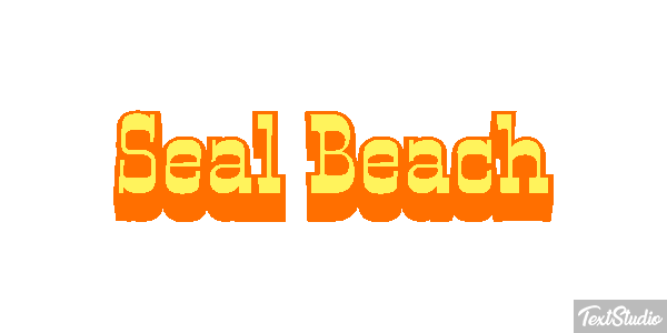 Seal Beach Texteffekt