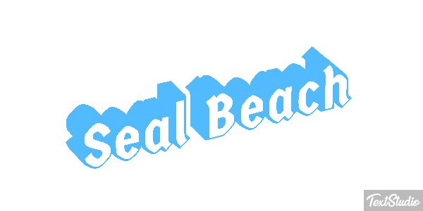 Seal Beach Texteffekt