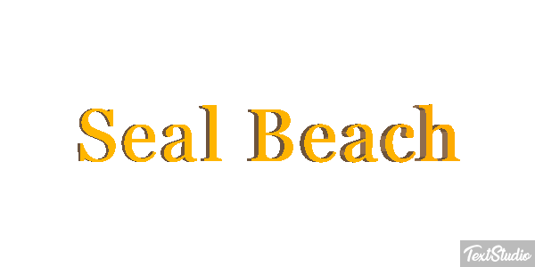 Seal Beach Texteffekt