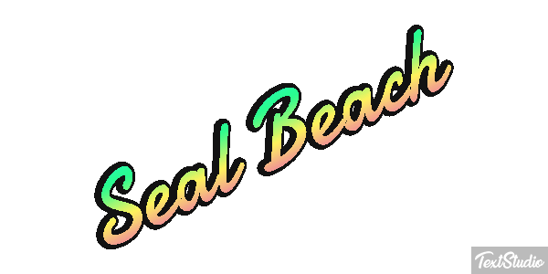 Seal Beach Texteffekt