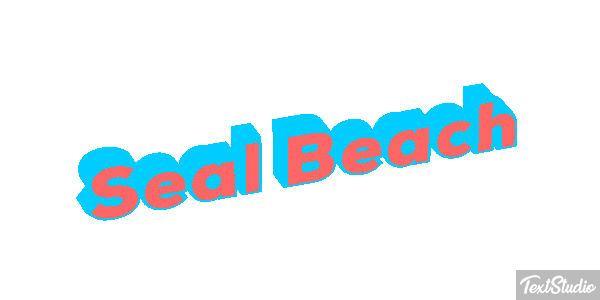 Seal Beach Texteffekt