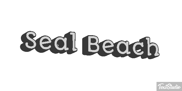 Seal Beach Texteffekt