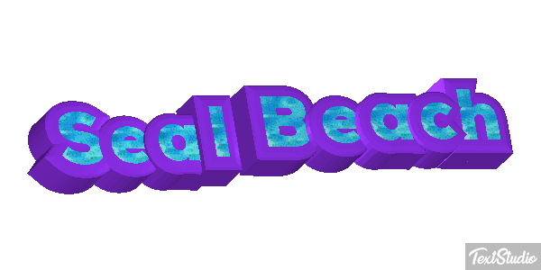 Seal Beach Texteffekt